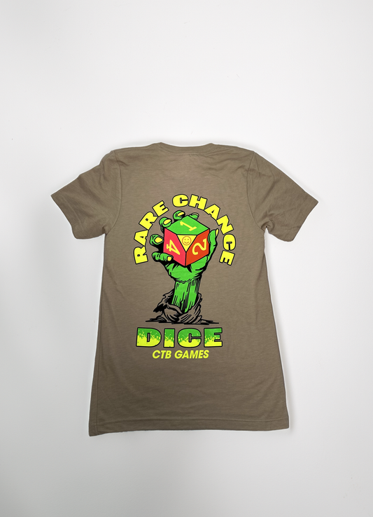 ctb games a new way to die rare chance dice t-shirt BACK