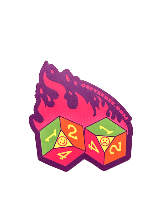 CTB GAMES RARE CHANCE DICE HOT DICE STICKER