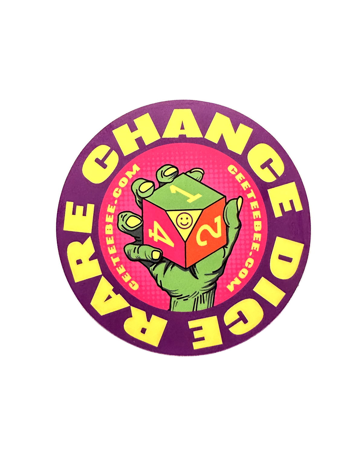 CTB GAMES RARE CHANCE DICE MONSTER STICKER