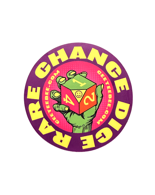 CTB GAMES RARE CHANCE DICE MONSTER STICKER