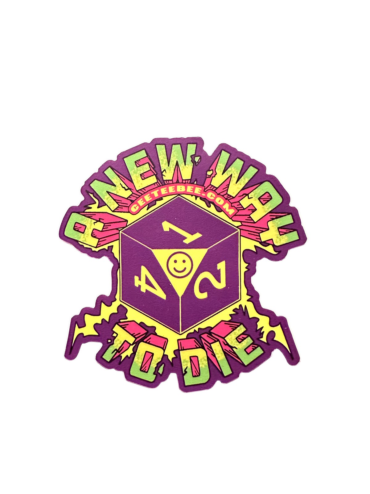 CTB GAMES A NEW WAY TO DIE RARE CHANCE DICE SMASH STICKER