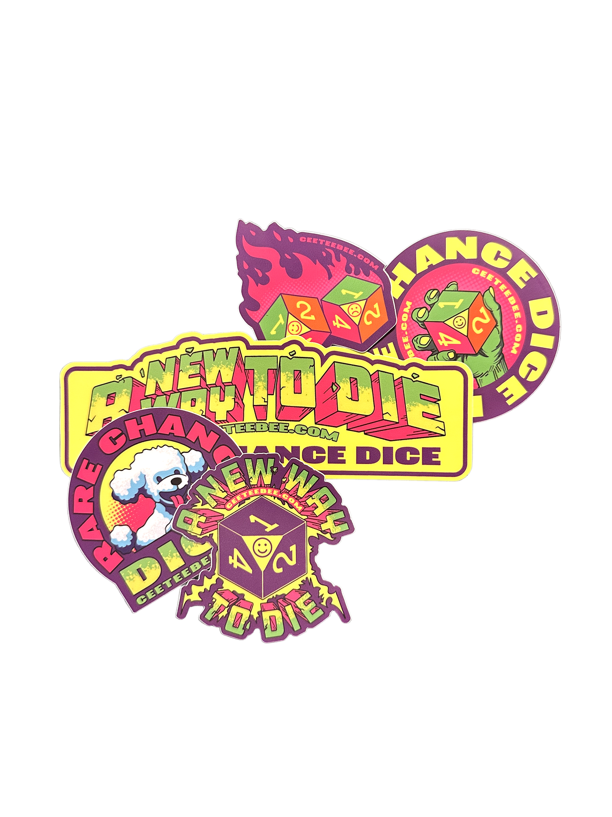 CTB GAMES RARE CHANCE DICE STICKER PACK