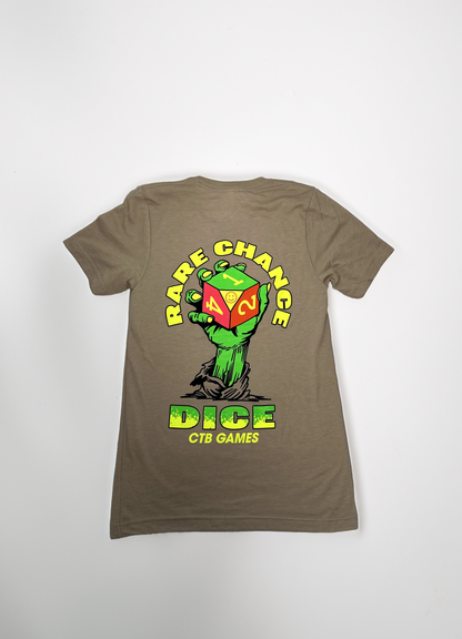 ctb games a new way to die rare chance dice t-shirt BACK